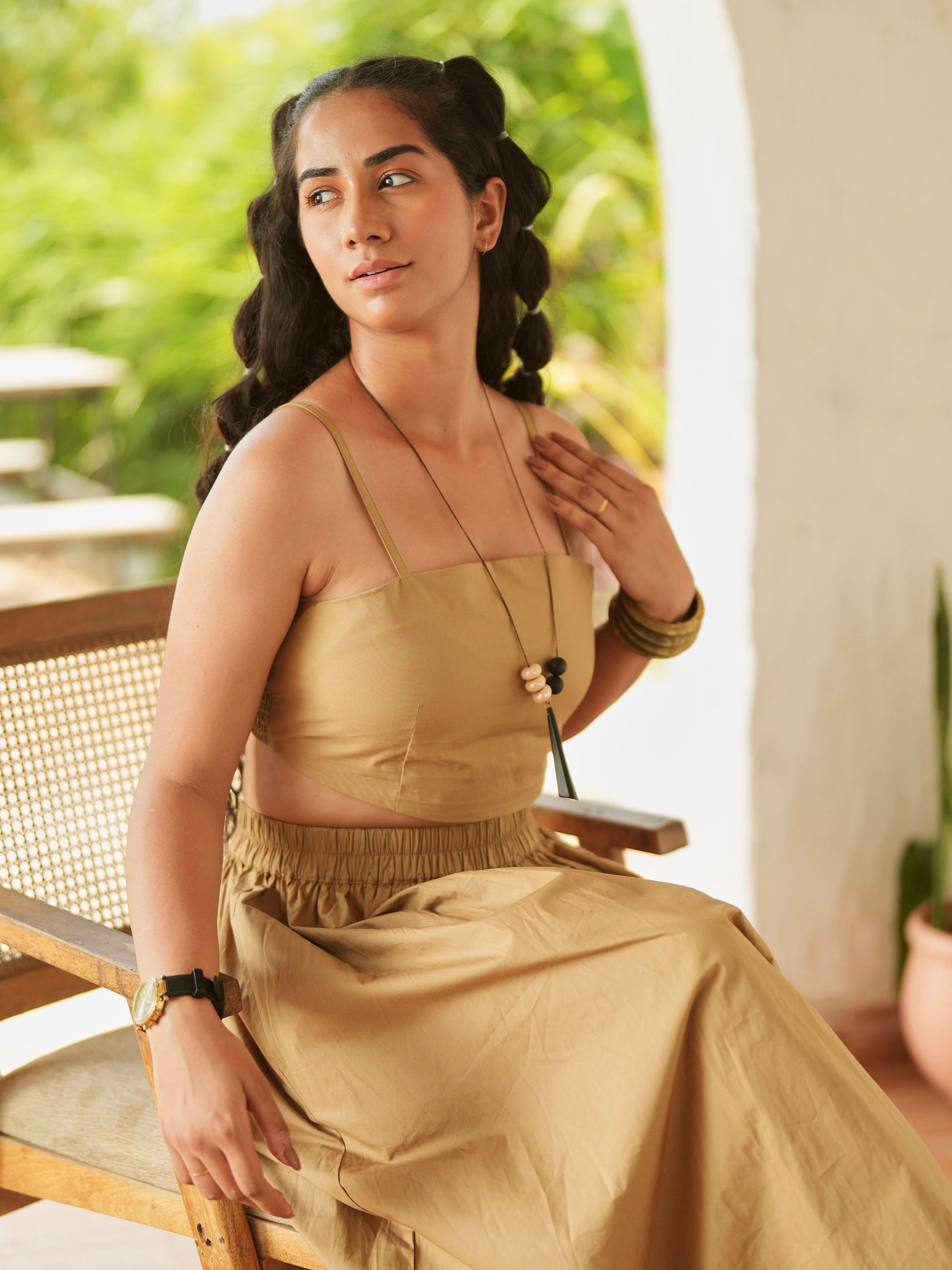 Abu Dhabi Camel Crop Top