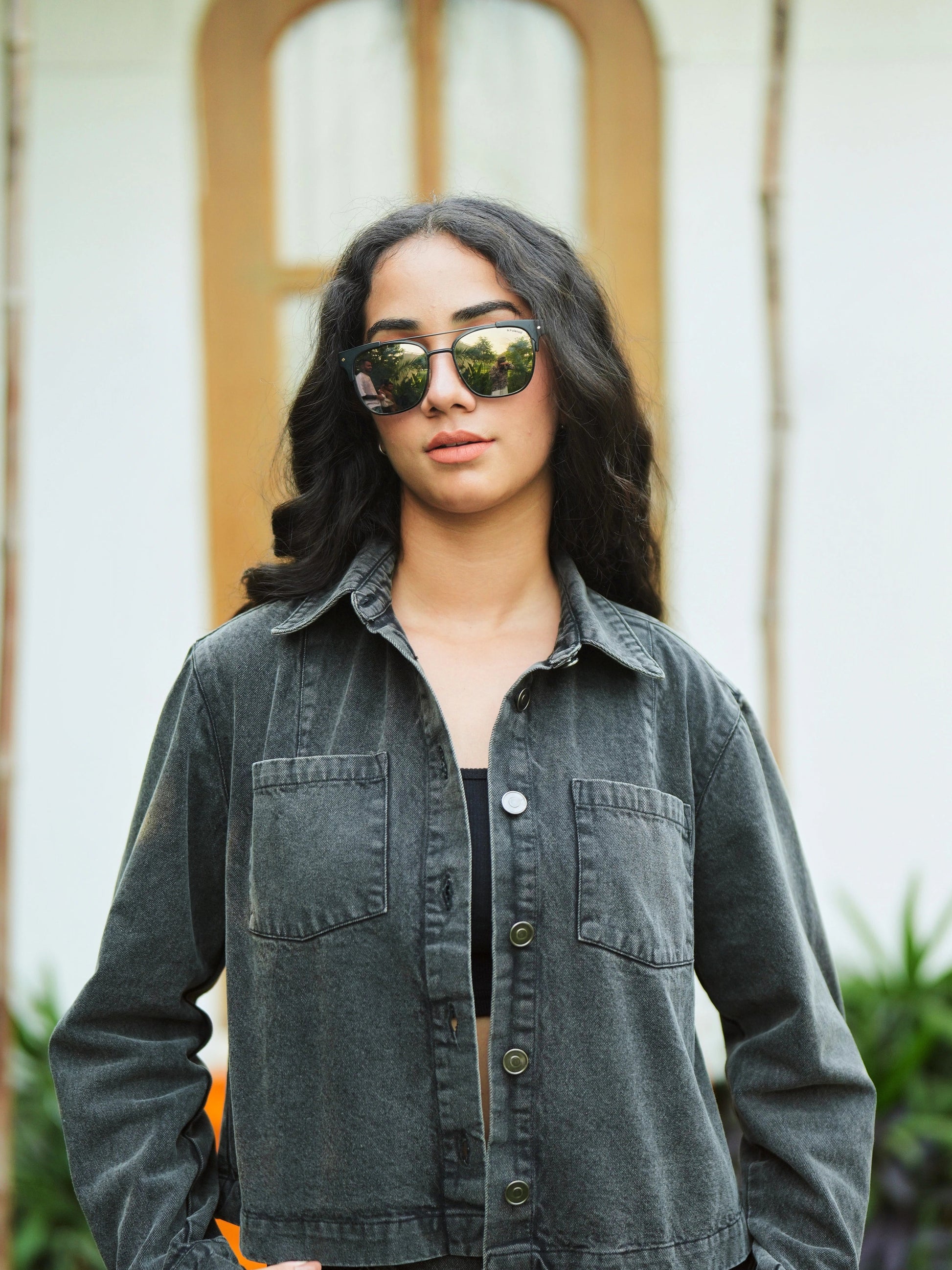 London Denim Buttoned Jacket