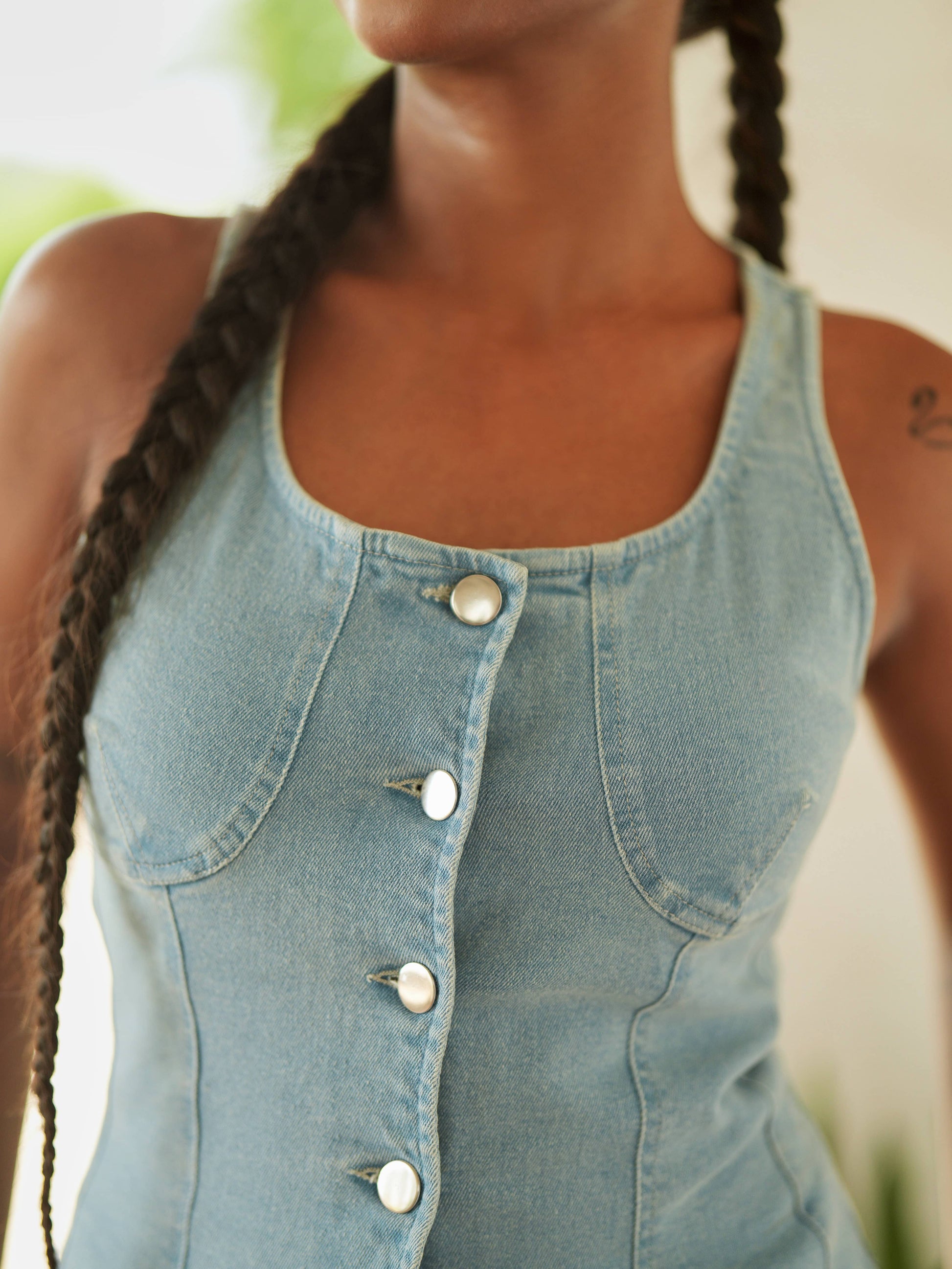 Barcelona Denim Waistcoat