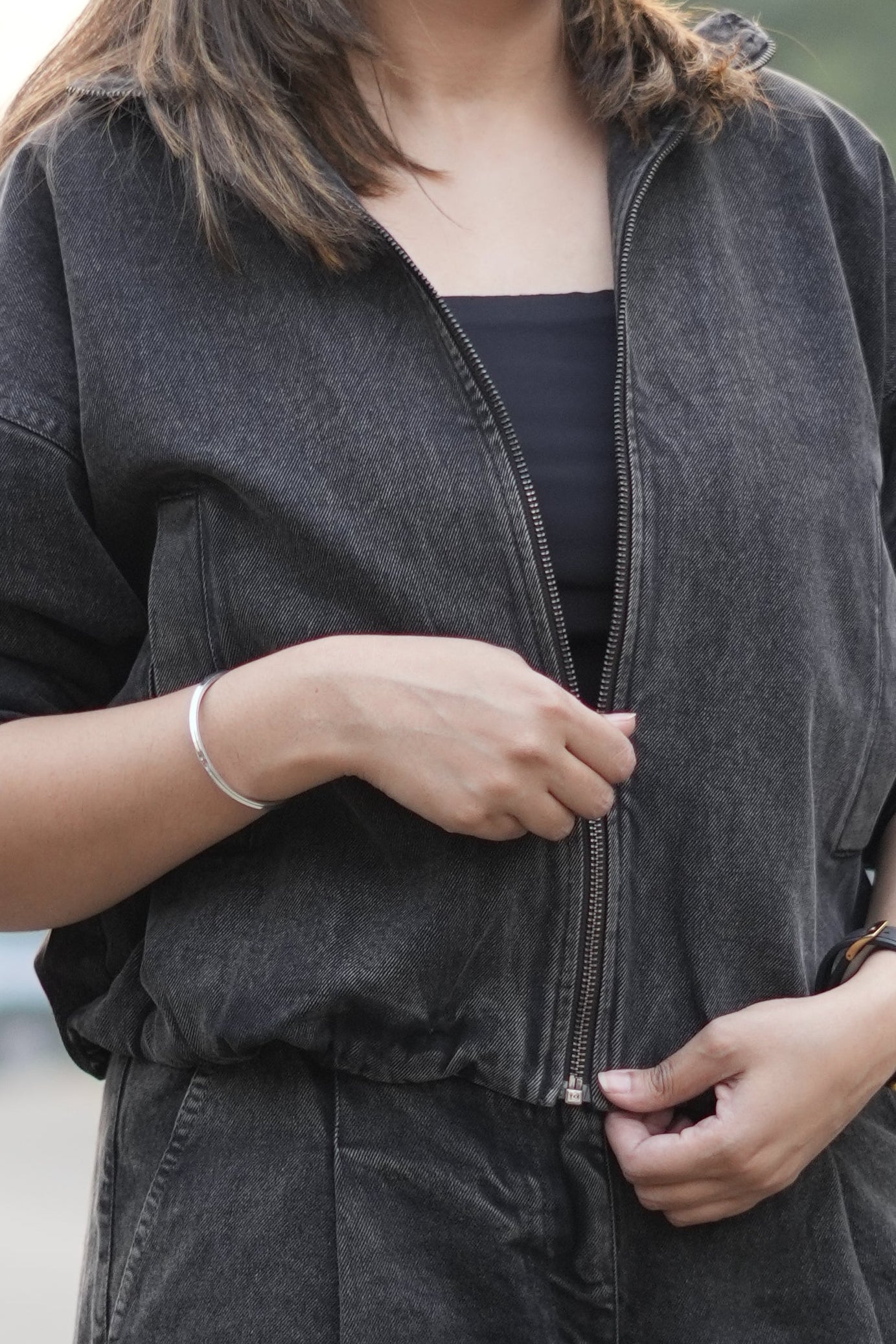 London Denim Balloon Jacket