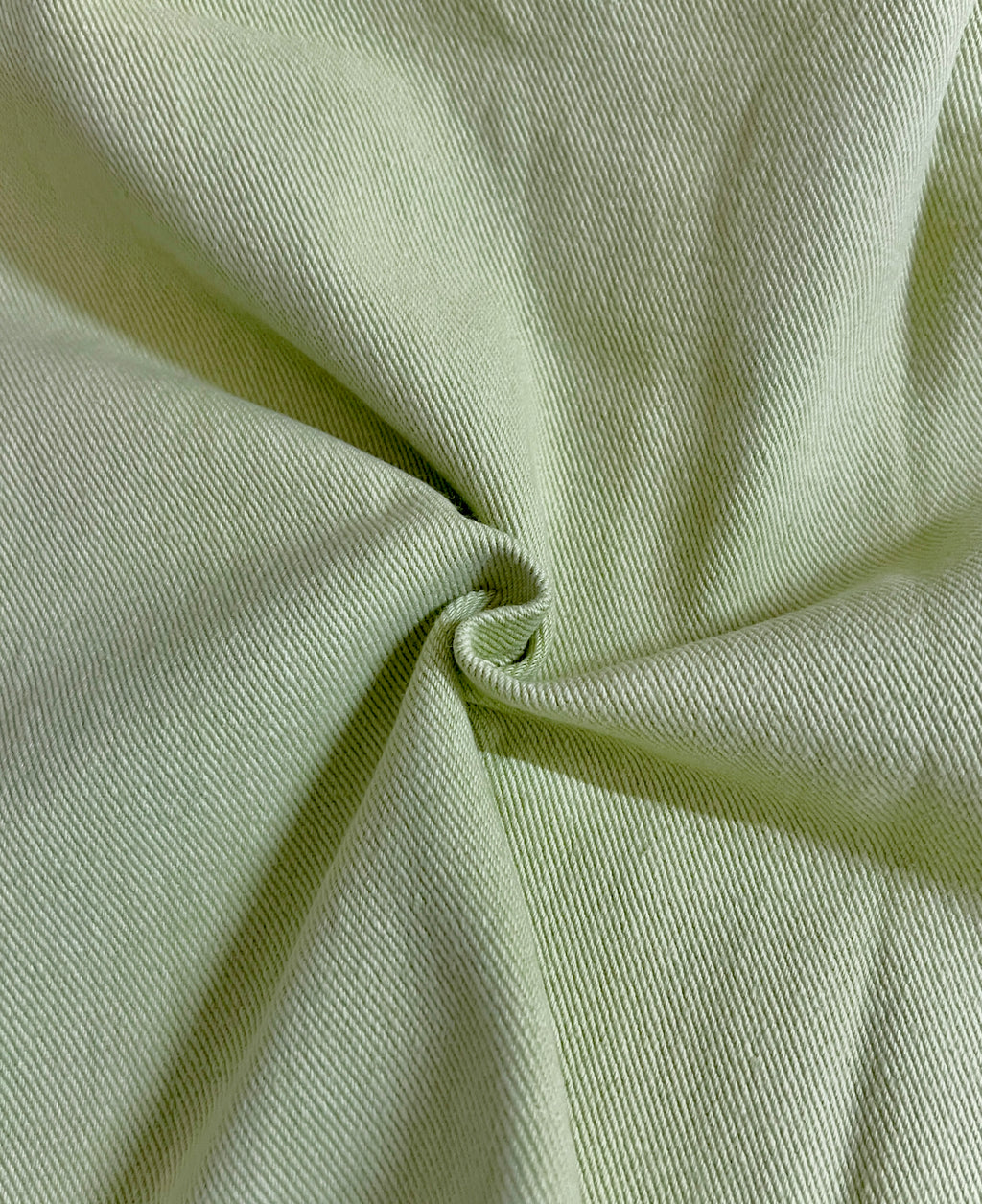 London Denim Wide-leg Jeans - Lime Green