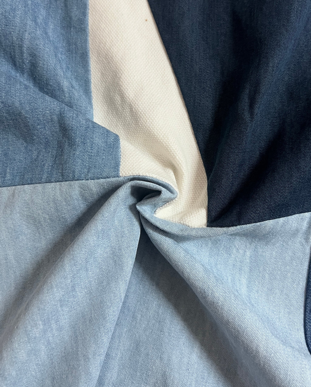 Santorini Denim Terrazzo Dress