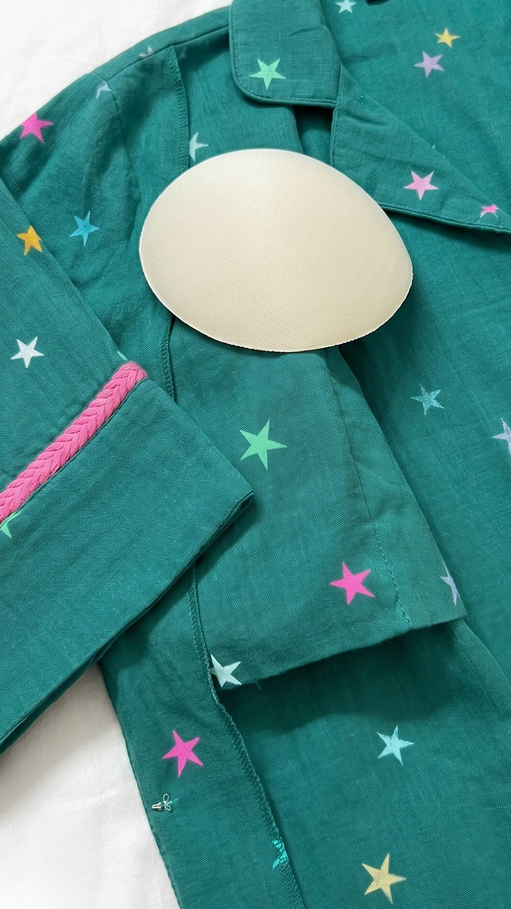 Swiss Stars Padded Night Suit [Shirt + Pyjama]