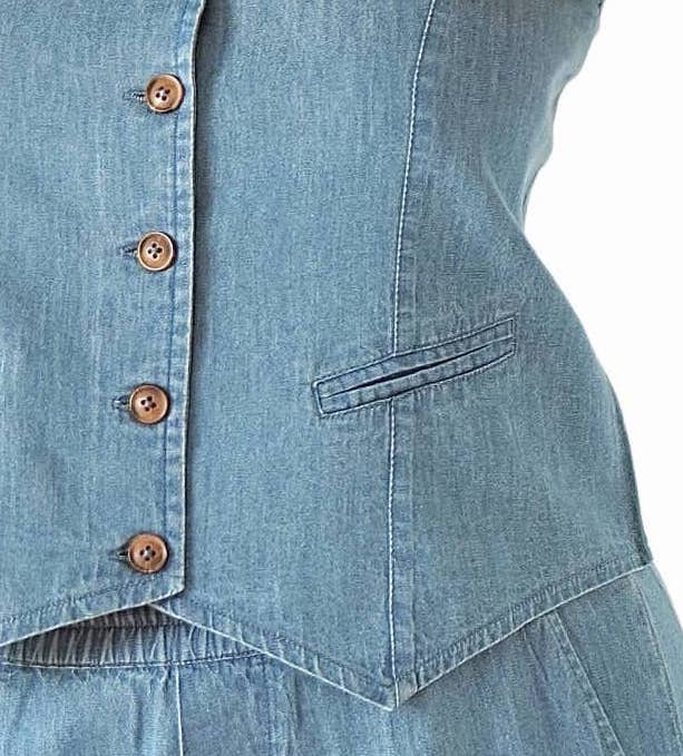 Mumbai Denim Waiscoat