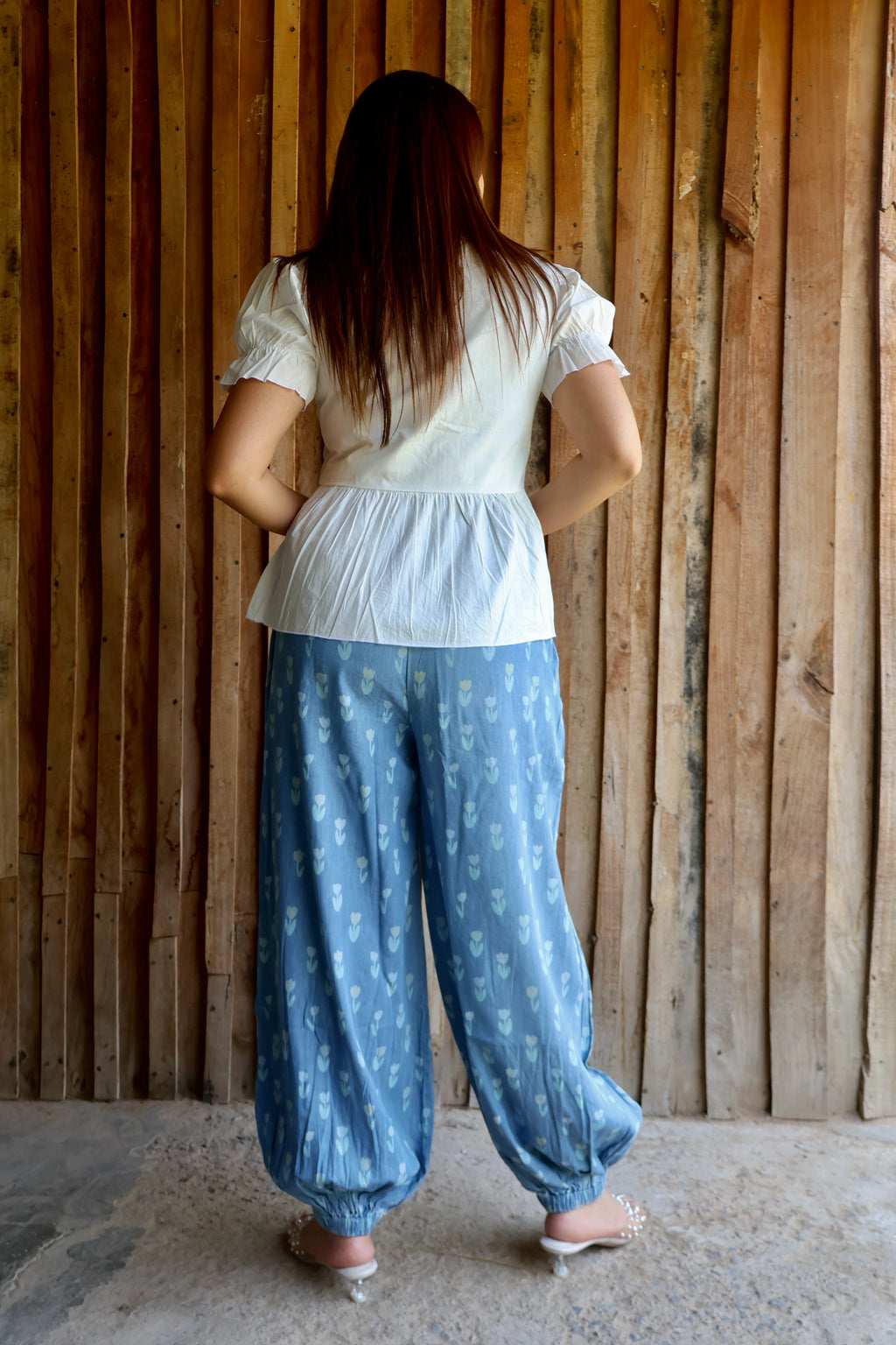 Tokyo Cotton Knotted Peplum Top