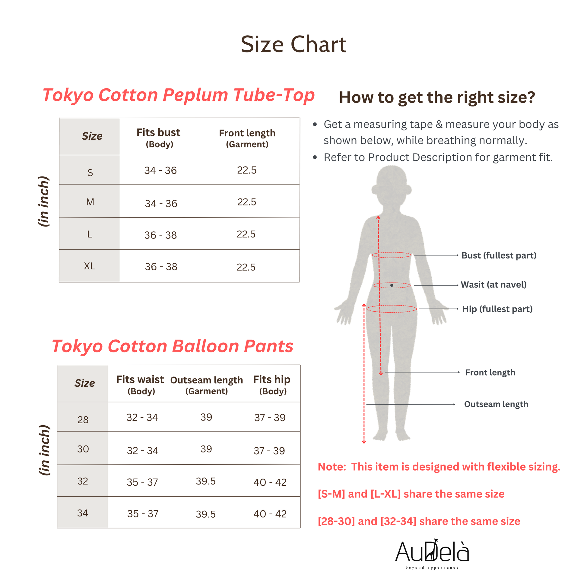 Tokyo Cotton Peplum Tube-Top & Balloon Pants Co-ord Set