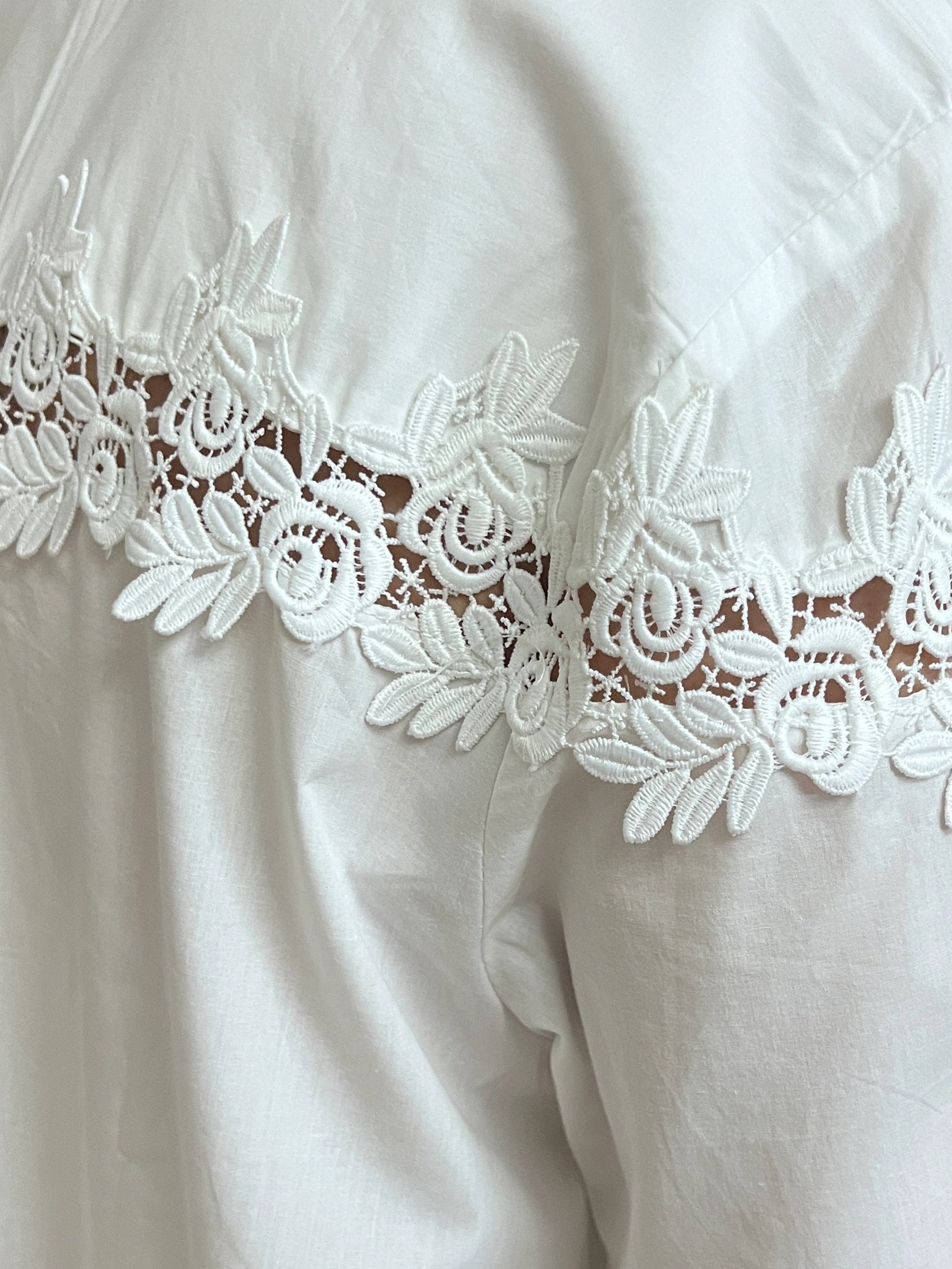 Madrid Lace Detail Oversize Shirt