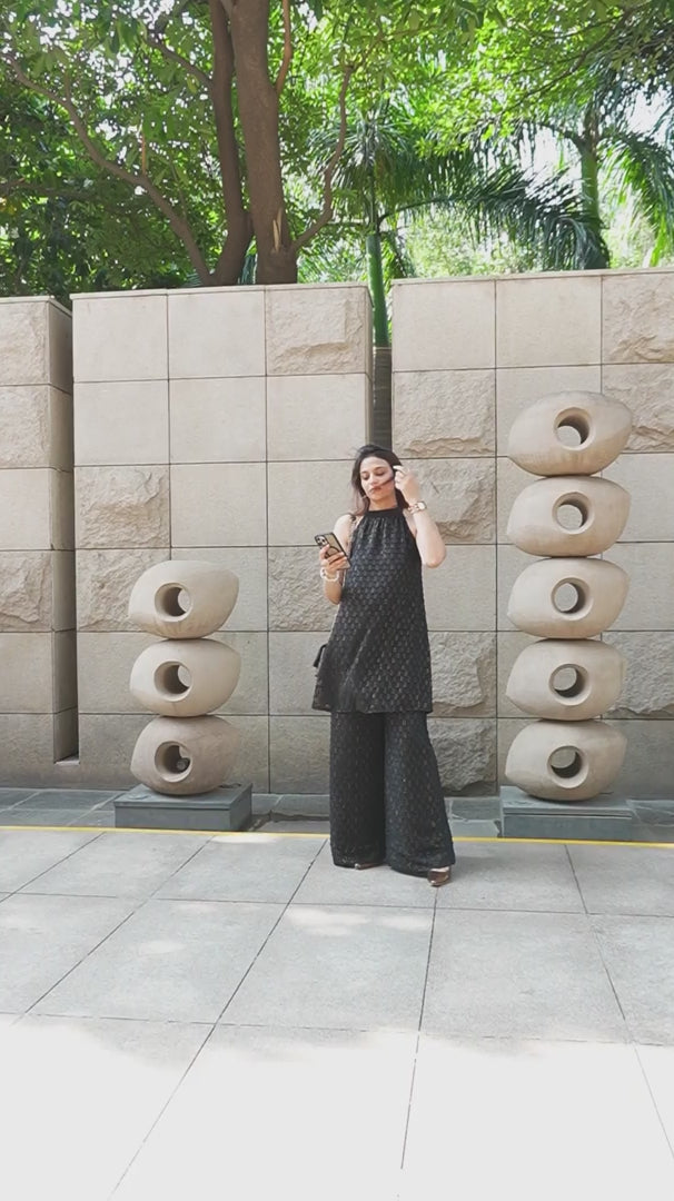 Ibiza Glimmer Halter Dress